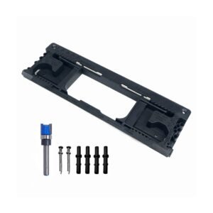 Premium Door Hinge Router Template Kit Complete Mortise Jig Fixparthub Fixparthub