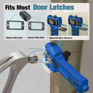 Premium Door Latch Lock Installation Kit Hole Saw Mortise Chisel Guide Set Fixparthub Fixparthub 3