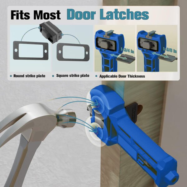 Premium Door Latch Lock Installation Kit Hole Saw Mortise Chisel Guide Set Fixparthub Fixparthub 3