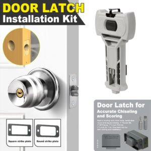 Premium Door Latch Mortise Strike Tool Chisel Free Lock Installation Kit Fixparthub Fixparthub 1