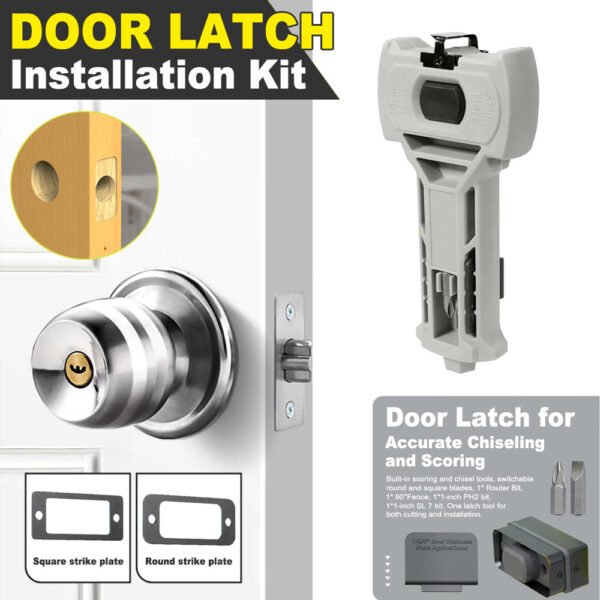 Premium Door Latch Mortise Strike Tool Chisel Free Lock Installation Kit Fixparthub Fixparthub 1