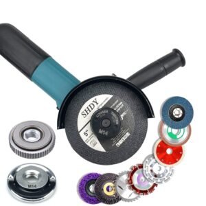 Premium Quick Release Angle Grinder Flange Nut Tool Less M14 M10 Self Locking Fixparthub Fixparthub