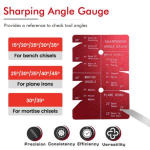 Premium Solid Aluminum Honing Guide Chisel Plane Iron Sharpening Jig Fixparthub Fixparthub 4