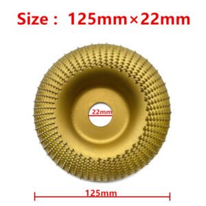 Premium Tungsten Carbide Wood Shaping Disc | Angle Grinder Carving Wheel | FixPartHub