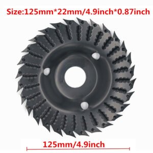 Premium Tungsten Carbide Wood Shaping Disc | Angle Grinder Carving Wheel | FixPartHub
