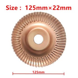 Premium Tungsten Carbide Wood Shaping Disc | Angle Grinder Carving Wheel | FixPartHub