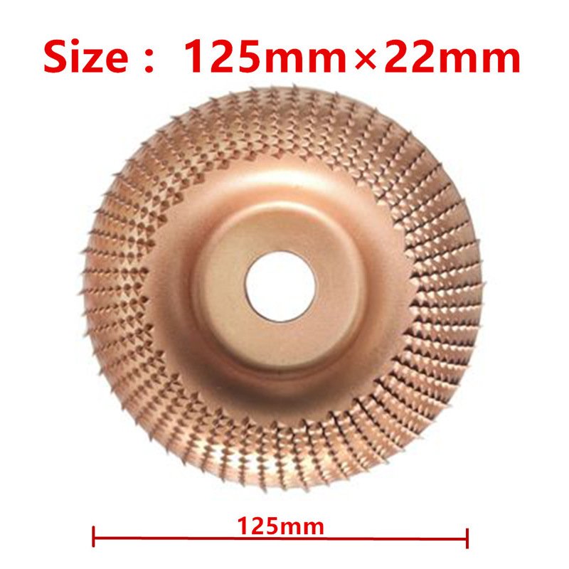Premium Tungsten Carbide Wood Shaping Disc | Angle Grinder Carving Wheel | FixPartHub