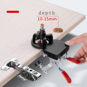 Premium 35mm Concealed Hinge Jig | Upgraded Triple-Bearing Drill Guide | FixPartHub