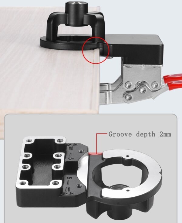 Premium 35mm Concealed Hinge Jig | Upgraded Triple-Bearing Drill Guide | FixPartHub