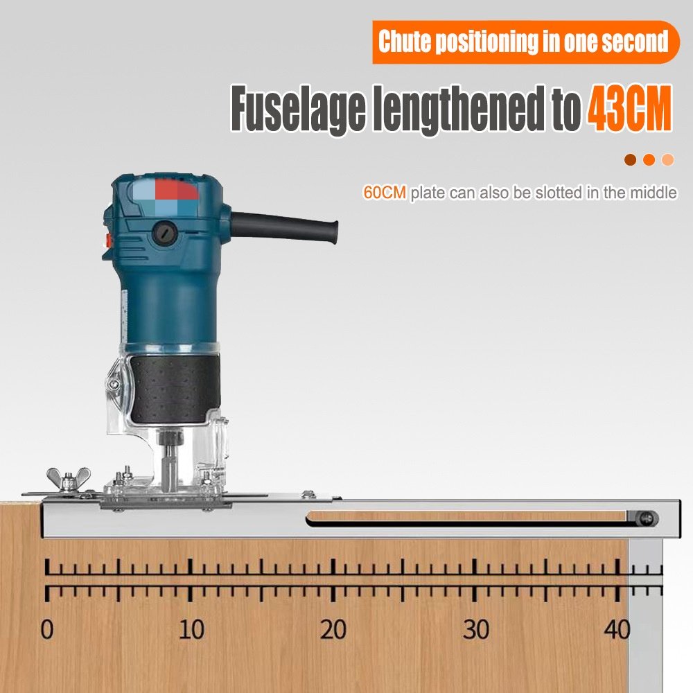 2 In 1 Slotting Positioning Bracket Precision Router Jig For Invisible Connector Mortising Fixparthub Fixparthub 2