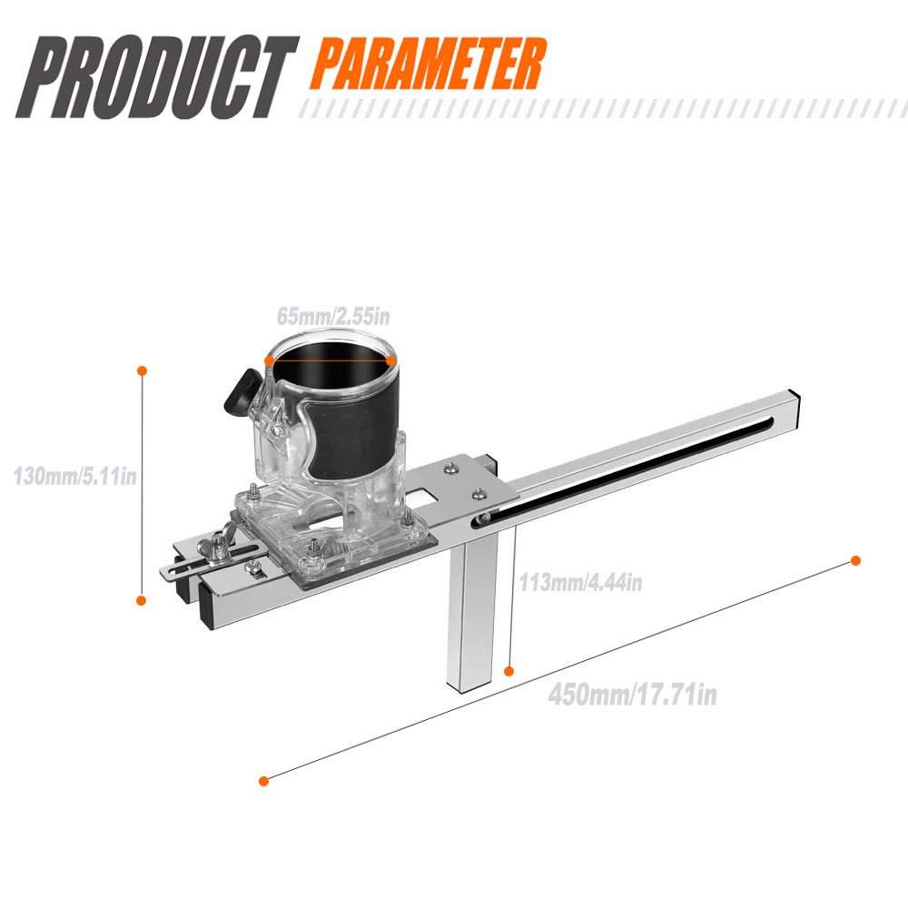 2 In 1 Slotting Positioning Bracket Precision Router Jig For Invisible Connector Mortising Fixparthub Fixparthub 4