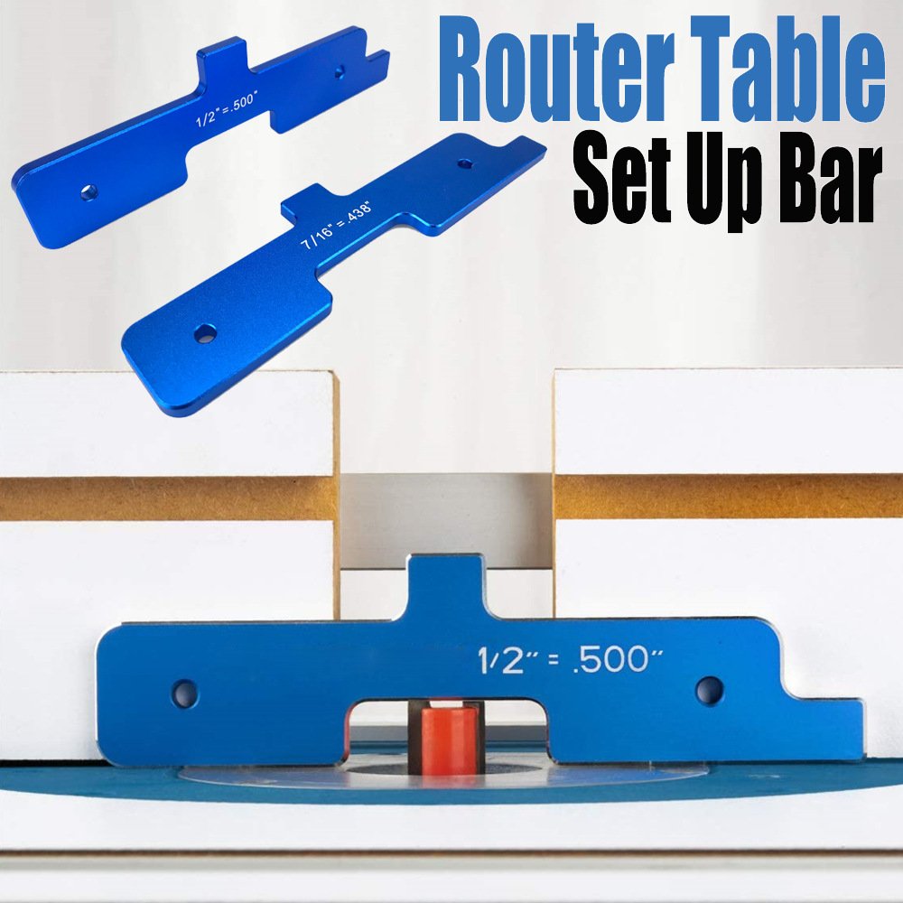 7 Piece Precision Router Table Setup Bar Set Aluminum Height Gauge Setup Blocks For Router Table Saw Calibration Fixparthub Fixparthub 1