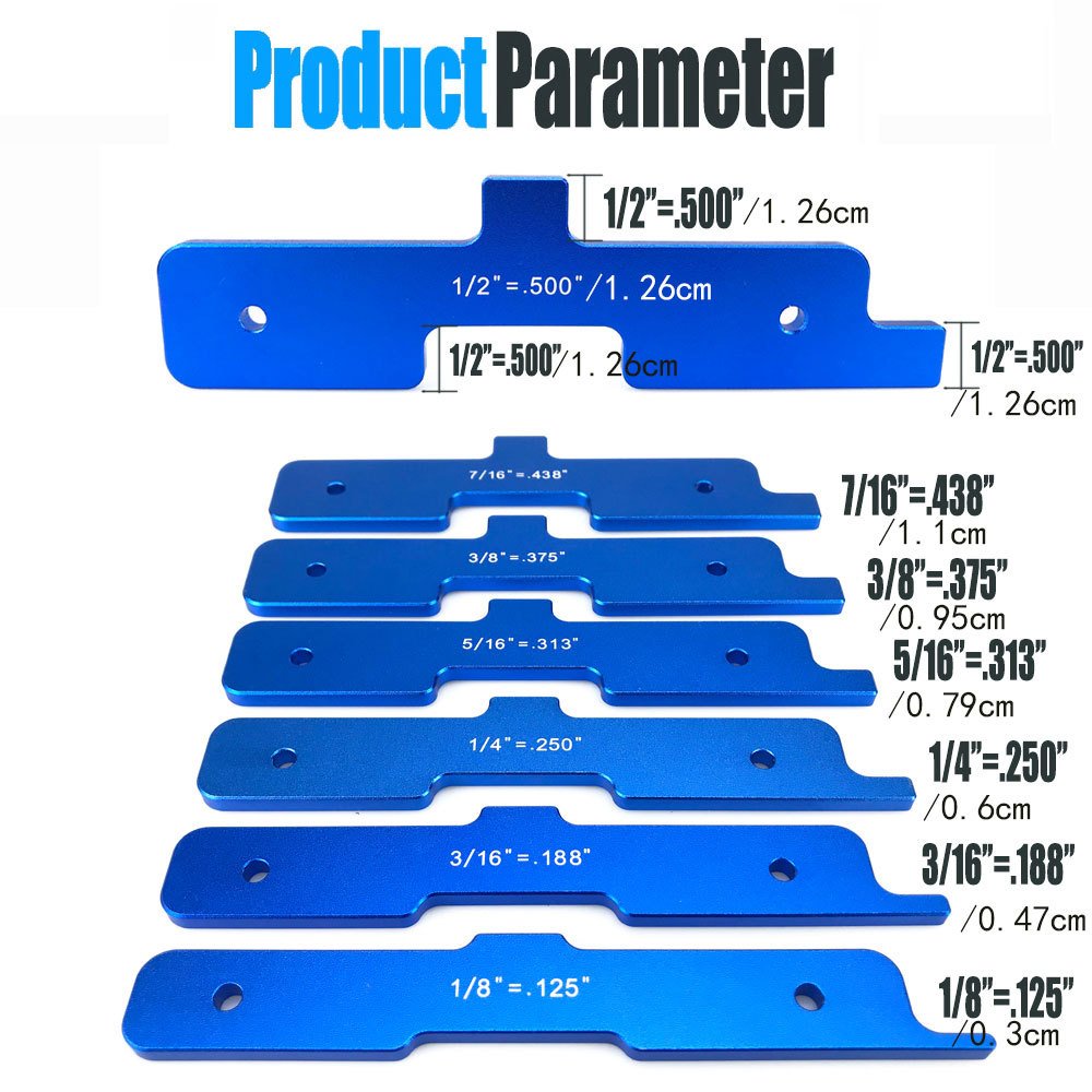 7 Piece Precision Router Table Setup Bar Set Aluminum Height Gauge Setup Blocks For Router Table Saw Calibration Fixparthub Fixparthub 4