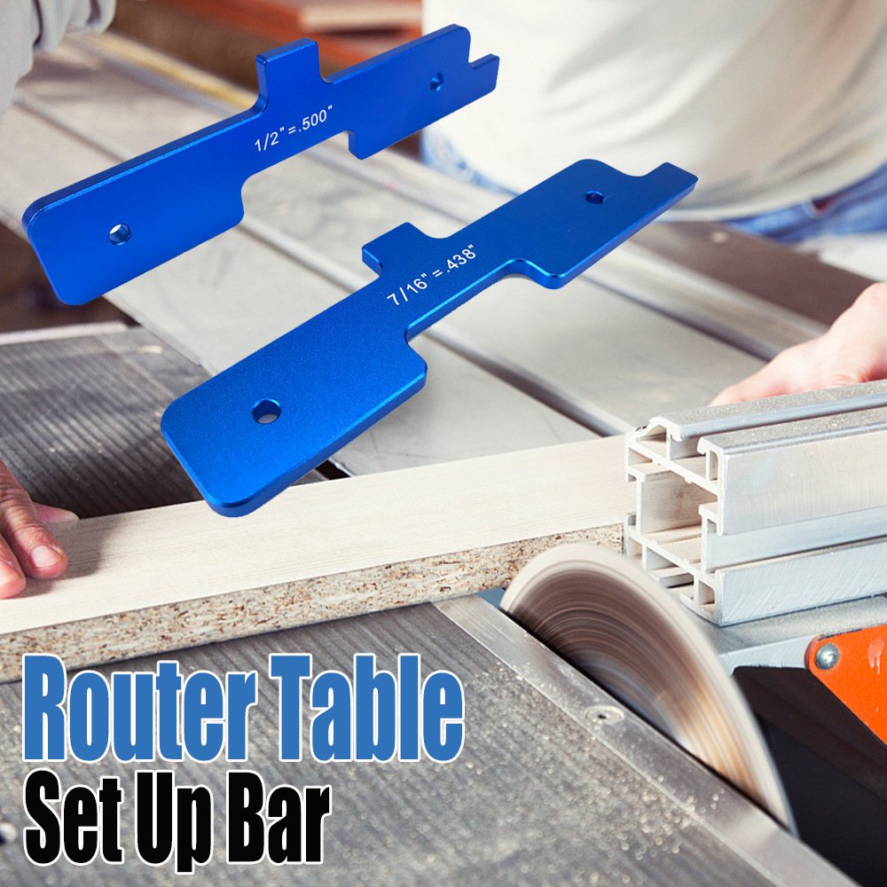 7 Piece Precision Router Table Setup Bar Set Aluminum Height Gauge Setup Blocks For Router Table Saw Calibration Fixparthub Fixparthub 6