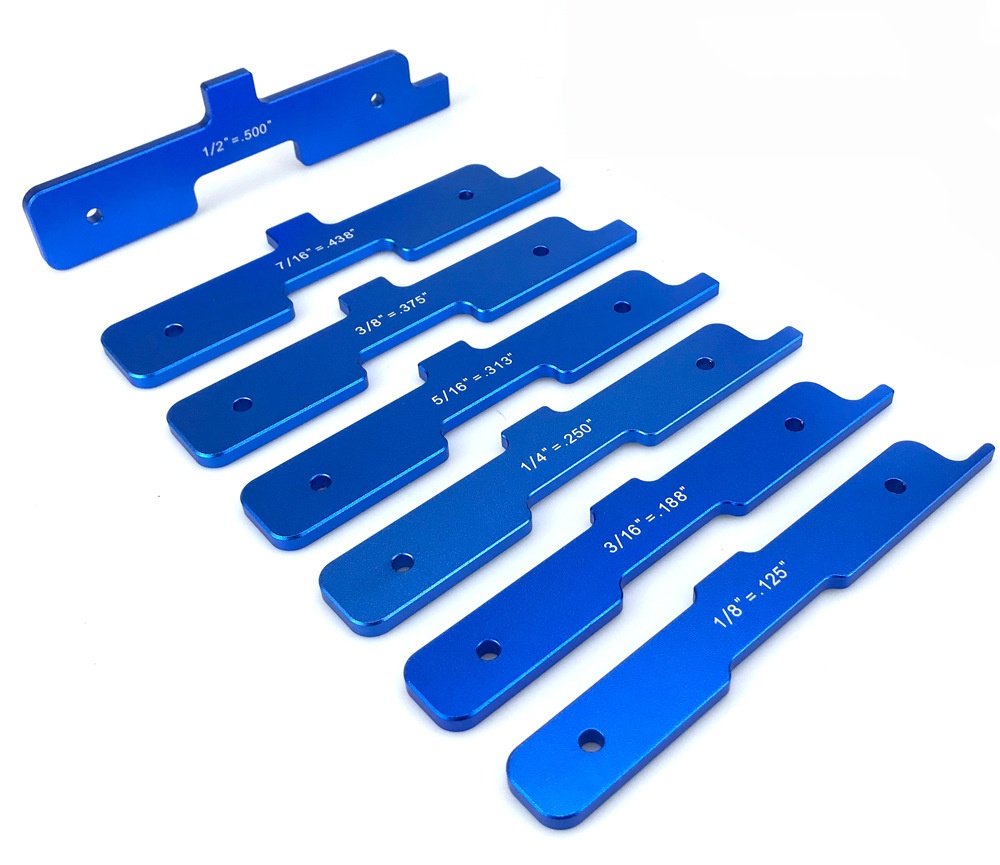 7 Piece Precision Router Table Setup Bar Set Aluminum Height Gauge Setup Blocks For Router Table Saw Calibration Fixparthub Fixparthub