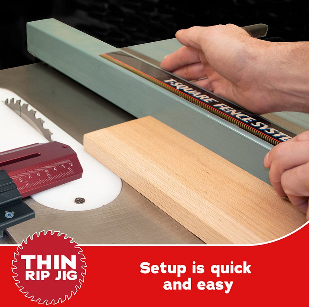 Thin Rip Table Saw Jig Precision Narrow Strip Cutting Guide For Repetitive Ripping Fixparthub Fixparthub 1