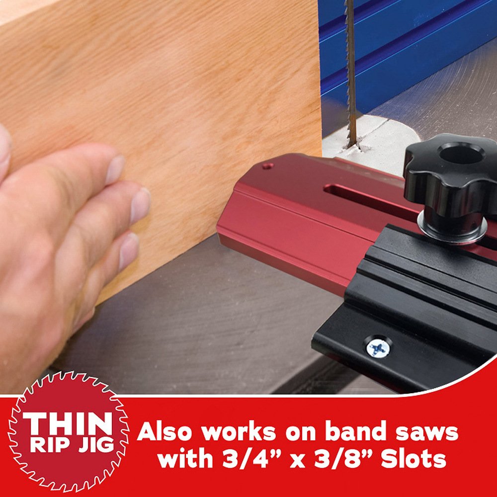 Thin Rip Table Saw Jig Precision Narrow Strip Cutting Guide For Repetitive Ripping Fixparthub Fixparthub 5