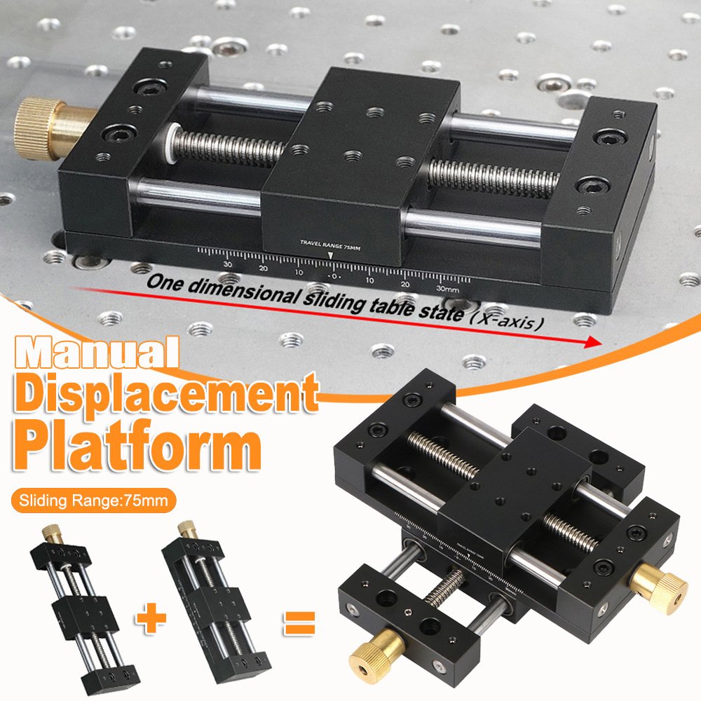 Aluminum Alloy Manual Precision Linear Stage 1 Axis 2 Axis Micrometer Positioning Slide Fixparthub Fixparthub 7