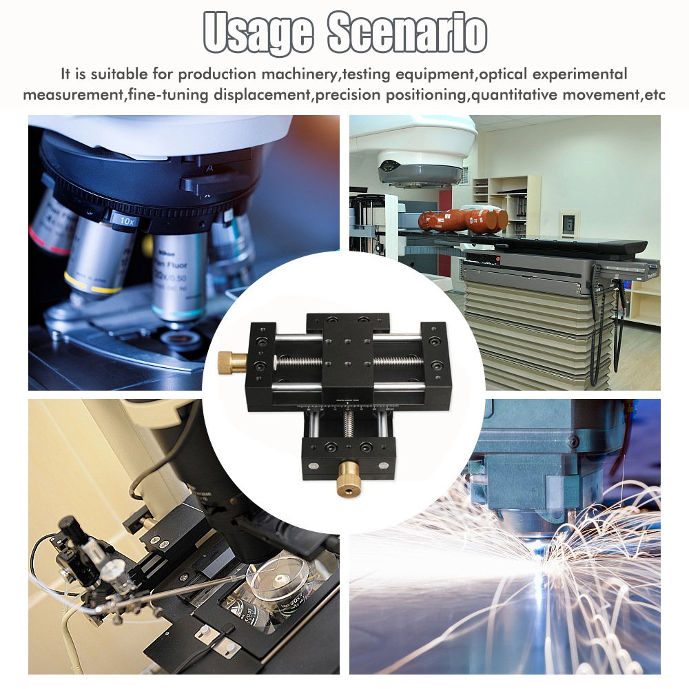 Aluminum Alloy Manual Precision Linear Stage 1 Axis 2 Axis Micrometer Positioning Slide Fixparthub Fixparthub 8